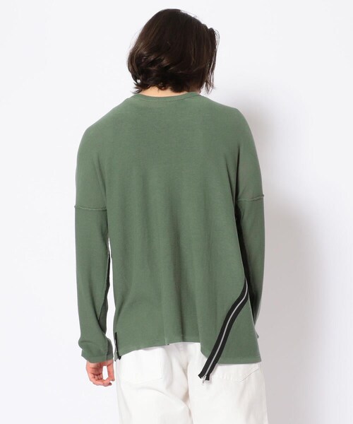 BACKLASH（バックラッシュ）の「ISAMUKATAYAMA BACKLASH THE COVERS/バックラッシュ ザ カバーズ/COTTON KNIT PULLOVER（トップス・メンズ・BLACK/GREY/GREEN・F）」の3枚目の写真