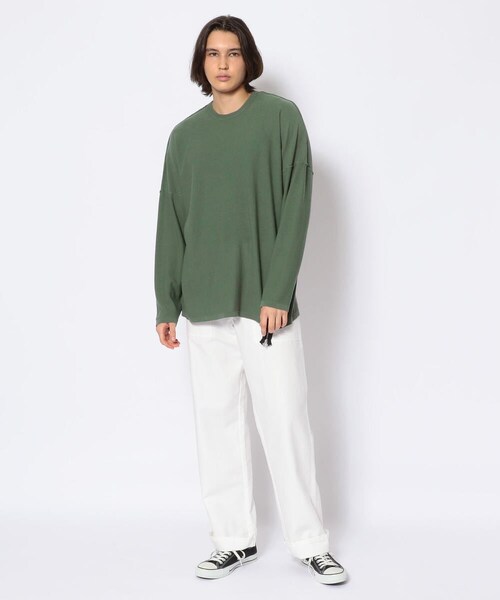 BACKLASH（バックラッシュ）の「ISAMUKATAYAMA BACKLASH THE COVERS/バックラッシュ ザ カバーズ/COTTON KNIT PULLOVER（トップス・メンズ・BLACK/GREY/GREEN・F）」の9枚目の写真