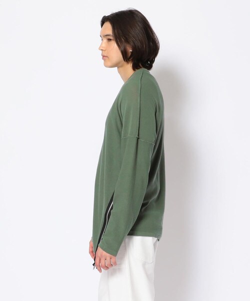 BACKLASH（バックラッシュ）の「ISAMUKATAYAMA BACKLASH THE COVERS/バックラッシュ ザ カバーズ/COTTON KNIT PULLOVER（トップス・メンズ・BLACK/GREY/GREEN・F）」の2枚目の写真
