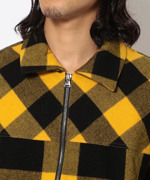 BACKLASH（バックラッシュ）の「ISAMUKATAYAMA BACKLASH/イサムカタヤマ バックラッシュ/RANDOMLCHECK ZIP BLOUSON（ジャケット/アウター・メンズ・YELLOW・M/L）」の5枚目の写真