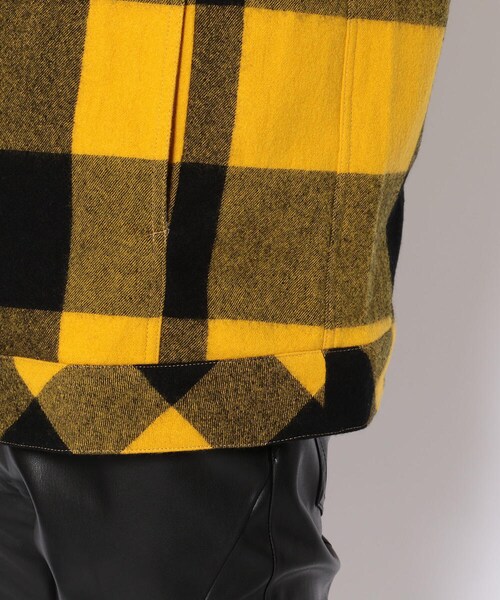 BACKLASH（バックラッシュ）の「ISAMUKATAYAMA BACKLASH/イサムカタヤマ バックラッシュ/RANDOMLCHECK ZIP BLOUSON（ジャケット/アウター・メンズ・YELLOW・M/L）」の7枚目の写真