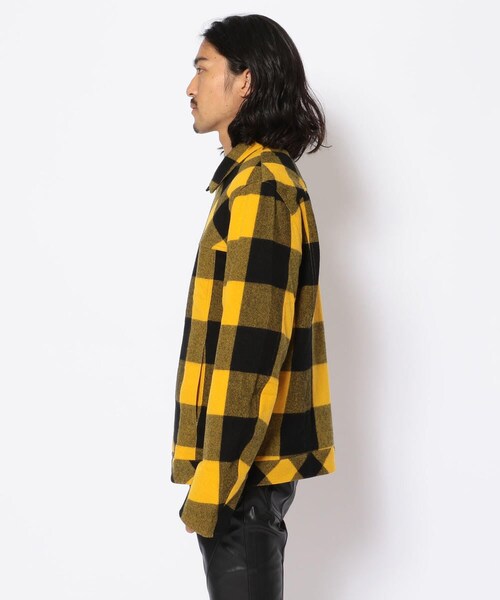 BACKLASH（バックラッシュ）の「ISAMUKATAYAMA BACKLASH/イサムカタヤマ バックラッシュ/RANDOMLCHECK ZIP BLOUSON（ジャケット/アウター・メンズ・YELLOW・M/L）」の3枚目の写真