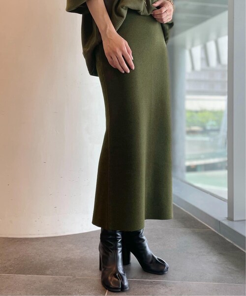 AP STUDIO（エーピーストゥディオ）の「Wool ミラノリブスカート 