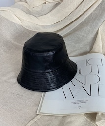 CAPRICIEUX LE'MAGE | エコレザーリバハット(ハット)