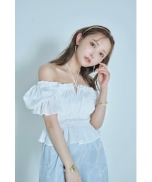 Crayme, | 3way Shirring Blouse(シャツ/ブラウス)