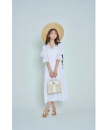 Crayme, | Tiered Chiffon Dress(ワンピース)
