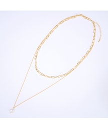 Crayme, | Double Chain Necklace(ネックレス)