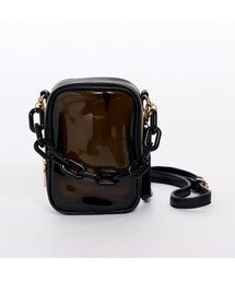 Crayme, | Collar Chain Clear Bag(ショルダーバッグ)