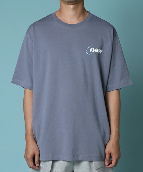 D'MENS by DHOLIC(ディーメンズ)の「newレタリング半袖Tシャツ(Tシャツ/カットソー・メンズ・ホワイト/グレー/その他/ブラック・ONESIZE)」の4枚目の写真
