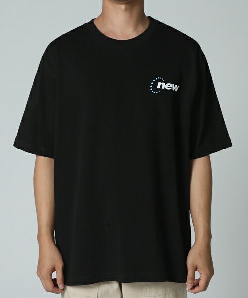 D'MENS by DHOLIC(ディーメンズ)の「newレタリング半袖Tシャツ(Tシャツ/カットソー・メンズ・ホワイト/グレー/その他/ブラック・ONESIZE)」の2枚目の写真