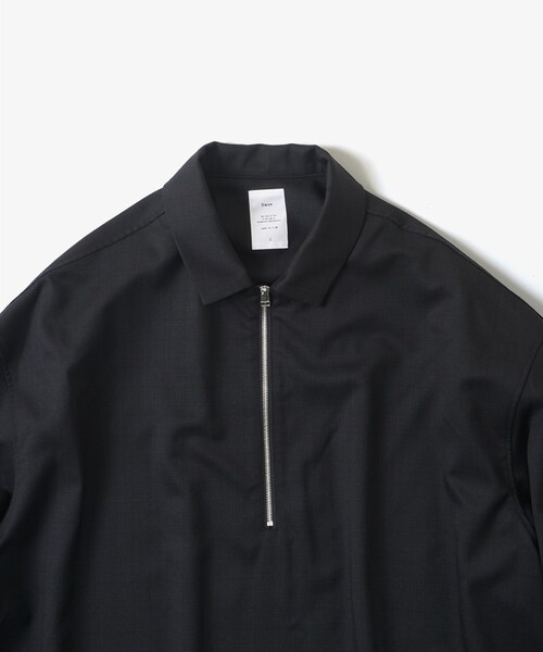 Name.（ネーム）の「WOOL CHECK HALF ZIP SHIRT（その他・メンズ・その他・0/1）」の2枚目の写真