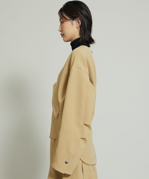 Ujoh ウジョー 2WAYスリーブ フラワー刺繍 シアーブルゾン 日本製 UJOHウジョー22AW COLLECTION 第2弾 入荷情報 – session