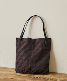 Daily russet（デイリー ラシット）の「【ナイロンジャガード】チェックダイヤ型底トートバッグ（S）（トートバッグ）」