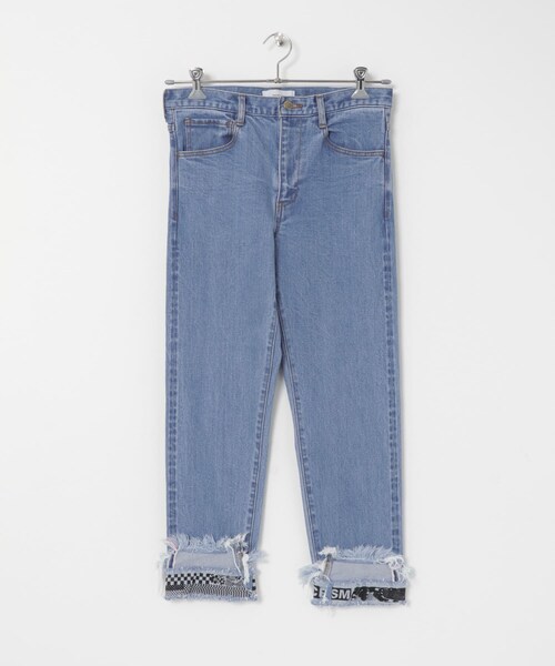 FACETASM(ファセッタズム)の「FACETASM CROPPED PRINT DENIM PANTS(その他・メンズ・INDIGO・3/4)」の7枚目の写真