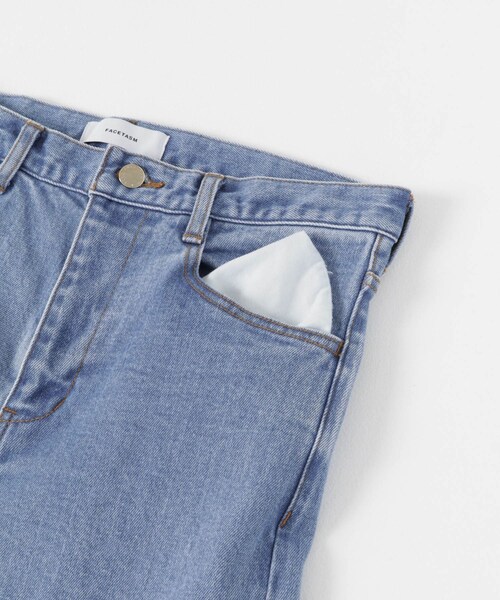 FACETASM(ファセッタズム)の「FACETASM CROPPED PRINT DENIM PANTS(その他・メンズ・INDIGO・3/4)」の10枚目の写真
