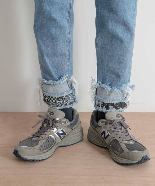 FACETASM(ファセッタズム)の「FACETASM CROPPED PRINT DENIM PANTS(その他・メンズ・INDIGO・3/4)」の6枚目の写真