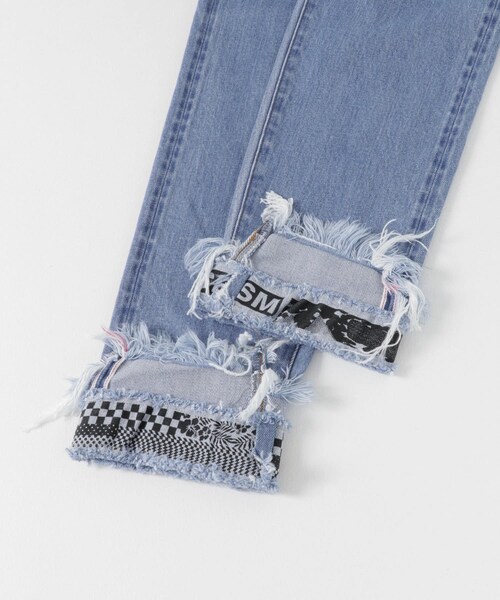 FACETASM(ファセッタズム)の「FACETASM CROPPED PRINT DENIM PANTS(その他・メンズ・INDIGO・3/4)」の13枚目の写真