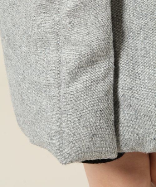 LOWRYS FARM（ローリーズファーム）の「【WEB先行予約アイテム】フードステッチレスダウンコート（ジャケット/アウター・レディース・グレー/チャコールグレー/ネイビー・Ｍ/Ｌ）」の11枚目の写真