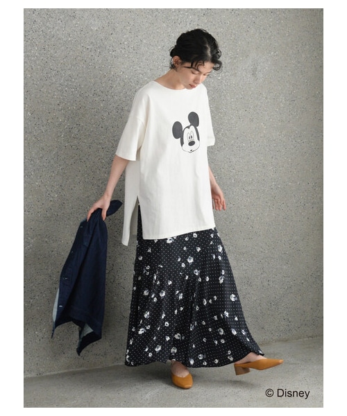 AMERICAN HOLIC(アメリカンホリック)の「ミッキーサイドスリットカットプルオーバー(トップス・オフホワイト/ブラック・F)」の13枚目の写真
