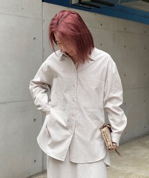 DouDou | セットアップコールテンシャツ(シャツ/ブラウス)