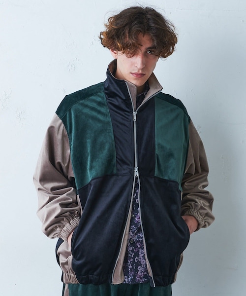 Lui's（ルイス）の「ベロアトラックジャケット（ブルゾン）」 - WEAR