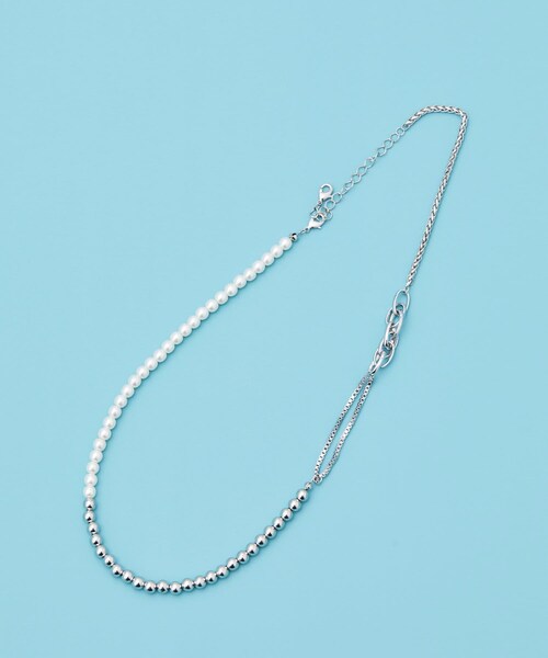 WHO'S WHO gallery(フーズフーギャラリー)の「【SixM/シックスエム】アレクサ(ネックレス・レディース・シルバー・F)」の1枚目の写真