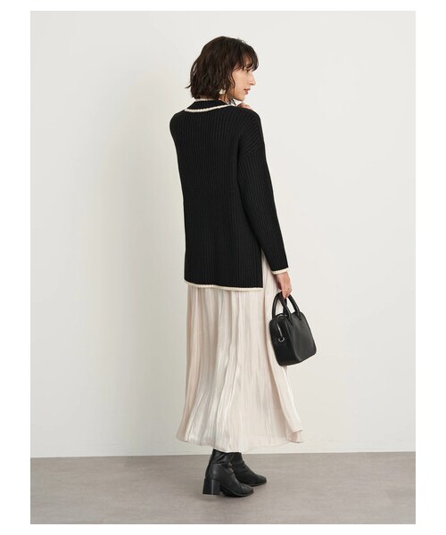 earth music&ecology(アースミュージックアンドエコロジー)の「シャイニースカート(スカート・アイボリー/ライトグレー/チャコールグレー/ライトベージュ/ミント/ラベンダー・F)」の16枚目の写真