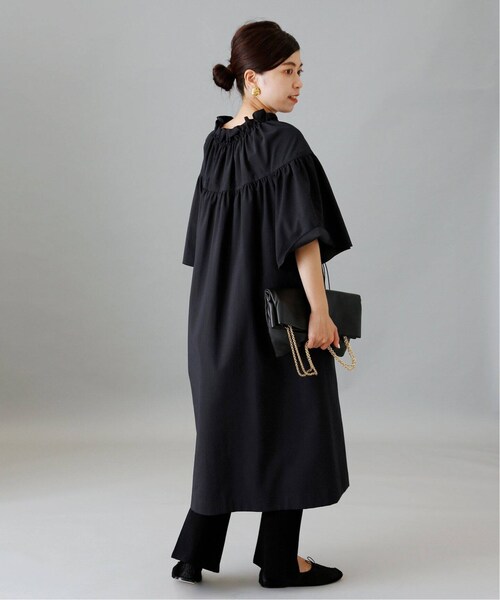 VERMEIL par iena タフタギャザー　ジップアップ VERMEIL par iena タフタギャザー ジップアップ VERMEIL par