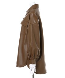 INGNI（イング）の「【着用動画あり】フェイクレザービッグジャケット（ジャケット/アウター）」