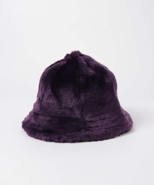 needles フェイクファーハット　パープル　Lサイズ Needles（ニードルス）の「Needles Bermuda Hat（）」 - WEAR