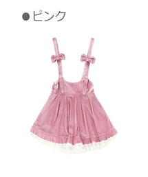 Bobon21 | 上品ベロアフレアキュロットパンツ-全2色-(スカート)