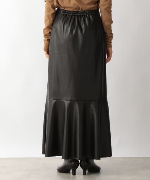 LOWRYS FARM（ローリーズファーム）の「レザーマーメイドスカート（スカート・ブラック・M/L）」の4枚目の写真
