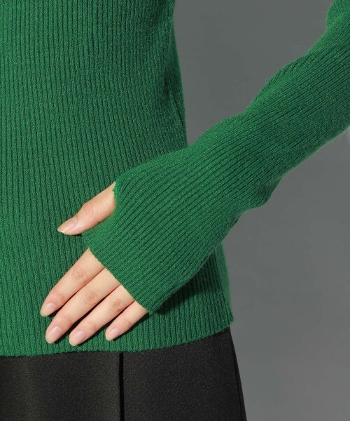 PAGEBOY（ページボーイ）の「カラータートルニット【WEB先行アイテム】（トップス・ピンク/グリーン/ブルー・FREE）」の21枚目の写真