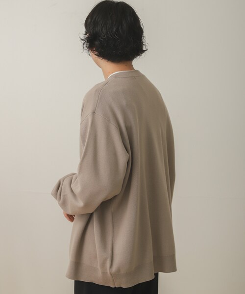 SENSE OF PLACE by URBAN RESEARCH（センスオブプレイスバイアーバンリサーチ）の「クルーネックカーディガン（その他・メンズ・L.BLUE/GREIGE/RED/MINT/D.GRAY・M/L）」の8枚目の写真
