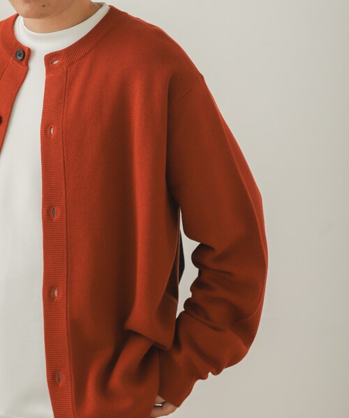 SENSE OF PLACE by URBAN RESEARCH（センスオブプレイスバイアーバンリサーチ）の「クルーネックカーディガン（その他・メンズ・L.BLUE/GREIGE/RED/MINT/D.GRAY・M/L）」の13枚目の写真