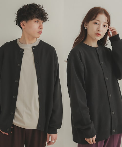 SENSE OF PLACE by URBAN RESEARCH（センスオブプレイスバイアーバンリサーチ）の「クルーネックカーディガン（その他・メンズ・L.BLUE/GREIGE/RED/MINT/D.GRAY・M/L）」の2枚目の写真