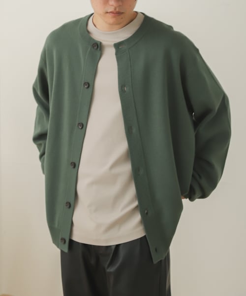 SENSE OF PLACE by URBAN RESEARCH（センスオブプレイスバイアーバンリサーチ）の「クルーネックカーディガン（その他・メンズ・L.BLUE/GREIGE/RED/MINT/D.GRAY・M/L）」の17枚目の写真