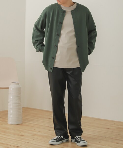 SENSE OF PLACE by URBAN RESEARCH（センスオブプレイスバイアーバンリサーチ）の「クルーネックカーディガン（その他・メンズ・L.BLUE/GREIGE/RED/MINT/D.GRAY・M/L）」の21枚目の写真