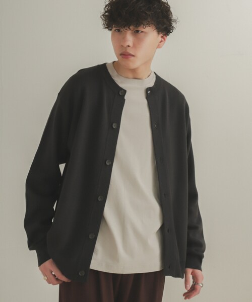 SENSE OF PLACE by URBAN RESEARCH（センスオブプレイスバイアーバンリサーチ）の「クルーネックカーディガン（その他・メンズ・L.BLUE/GREIGE/RED/MINT/D.GRAY・M/L）」の22枚目の写真