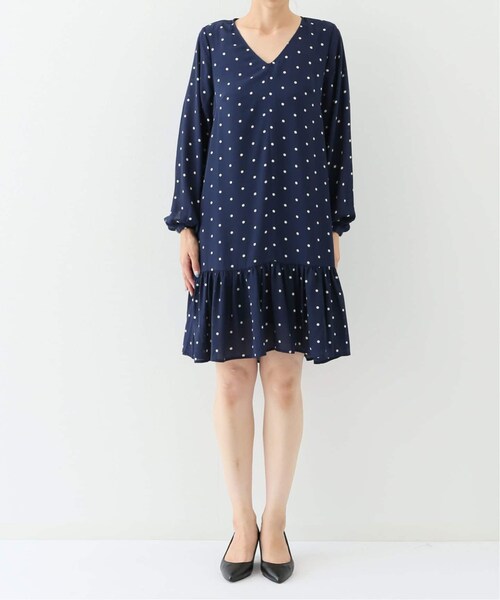 Spick & Span（スピックアンドスパン）の「Solar short dress（ワンピース/ドレス・ブラック/(001)/フリー/在庫あり）」の3枚目の写真
