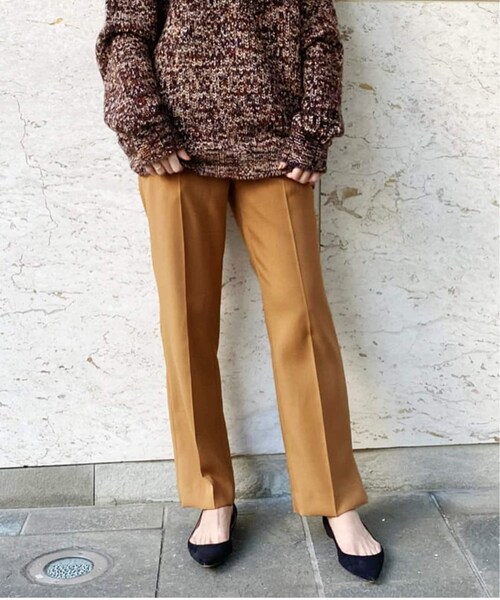 ヴェルメイユパーイエナ ベントパンツ★パープル　　40 ヴェルメイユパーイエナ ベントパンツ☆パープル40