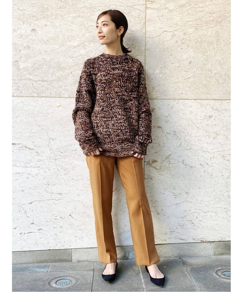 ヴェルメイユパーイエナ ベントパンツ★パープル　　40 新着ファッション - ヴェルメイユパーイエナ ベントパンツ