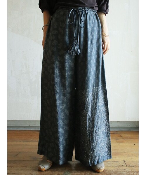 towavase sarasa pants TOWAVASE 「Sarasa」 ローブ ⁄ gray | kamiorikaori