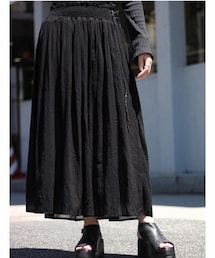 【先行予約】【別注】KMRii/ケムリ/Lace up Long Skirt/RFL