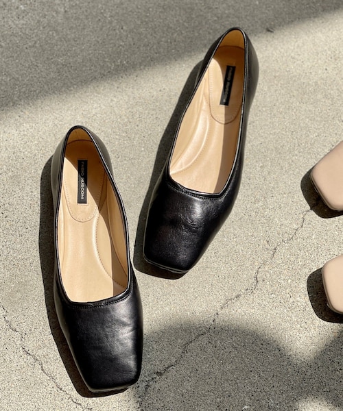 BEARDSLEY(ビアズリー)の「《予約・FABIO RUSCONI・35~39サイズ》フラットシューズ(パンプス・レディース・ピンク/アイボリー/ブルー/ブラウン/ブラック・36/37/38/35/39)」の3枚目の写真