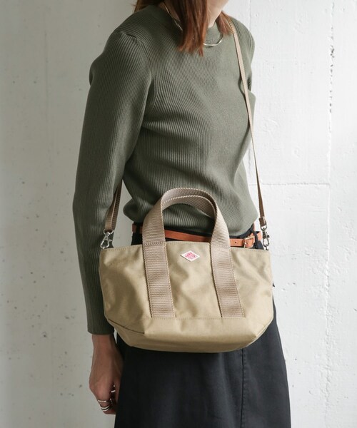 DANTON(ダントン)の「DANTON 2WAY SHOULDER BAG(その他・レディース・BEIGE/BLACK/C.GREY・FREE)」の1枚目の写真