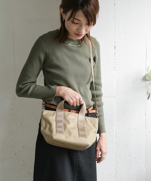 DANTON(ダントン)の「DANTON 2WAY SHOULDER BAG(その他・レディース・BEIGE/BLACK/C.GREY・FREE)」の5枚目の写真