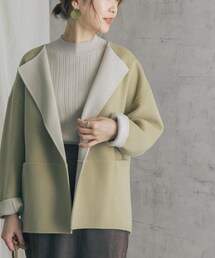 URBAN RESEARCH ROSSO WOMEN（アーバンリサーチ　ロッソ）の「カシミヤシルクミドルリバーコート（その他・レディース）」