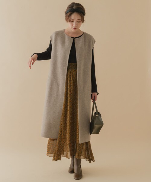 Marni デザインフレアブラウス チュニックフレアブラウス(ブラウス・シャツ) | a.v.v(アー・ヴェ