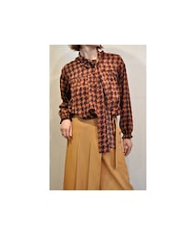 -- | チェックリボンブラウス(シャツ/ブラウス)